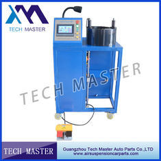 Máquina de friso da mangueira hidráulica do tela táctil para a mola de ar 220kg-250kg