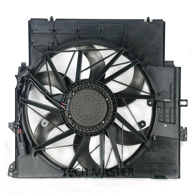 Ventilador de refrigeração refrigerando do motor das peças de automóvel do fã do radiador para o fã 17427601176 do radiador de BMW F25 400W