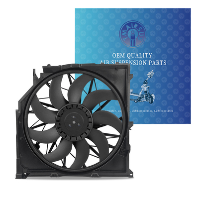 Ventilador de refrigeração de carro de plástico eficiente com opções OEM para BMW E83 Certificação ISO TS15949