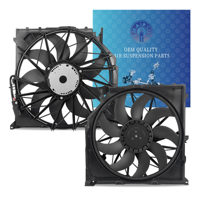 E83 Ventilador de arrefecimento do radiador para tensão do motor 600W ISO TS15949 Certificado 17113442089 17423442096