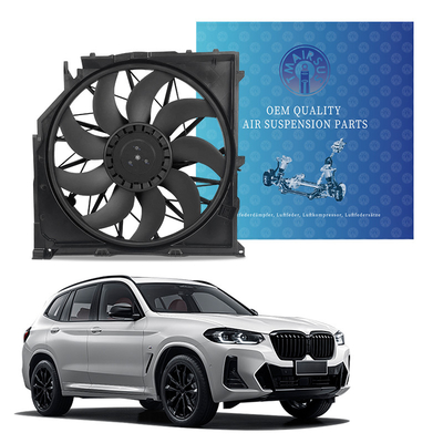 E83 Ventilador de arrefecimento do radiador para tensão do motor 600W ISO TS15949 Certificado 17113442089 17423442096