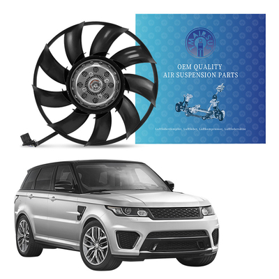 Ventilador de arrefecimento de radiadores de automóveis de plástico para sistemas de arrefecimento de motores eficientes LR025965 LR025965G