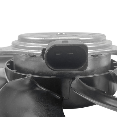 Montagem de ventilador de refrigeração do radiador elétrico para Audi A4 S4 Q5 A5 A7 Macan Com componentes de alumínio de aço de borracha