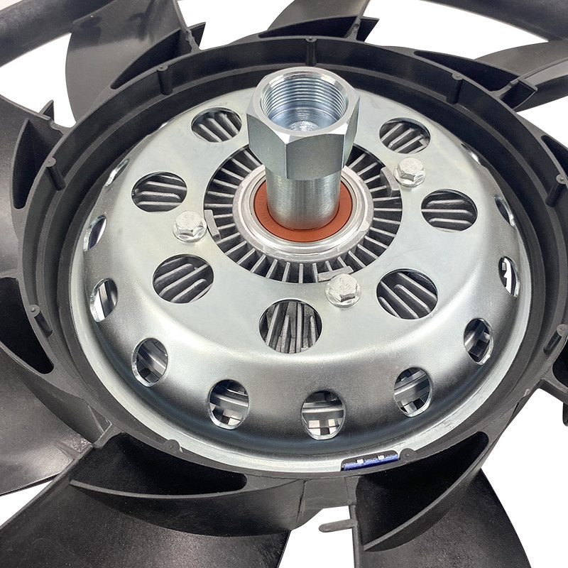 Ventilador de arrefecimento de radiadores de automóveis de plástico para sistemas de arrefecimento de motores eficientes LR025965 LR025965G
