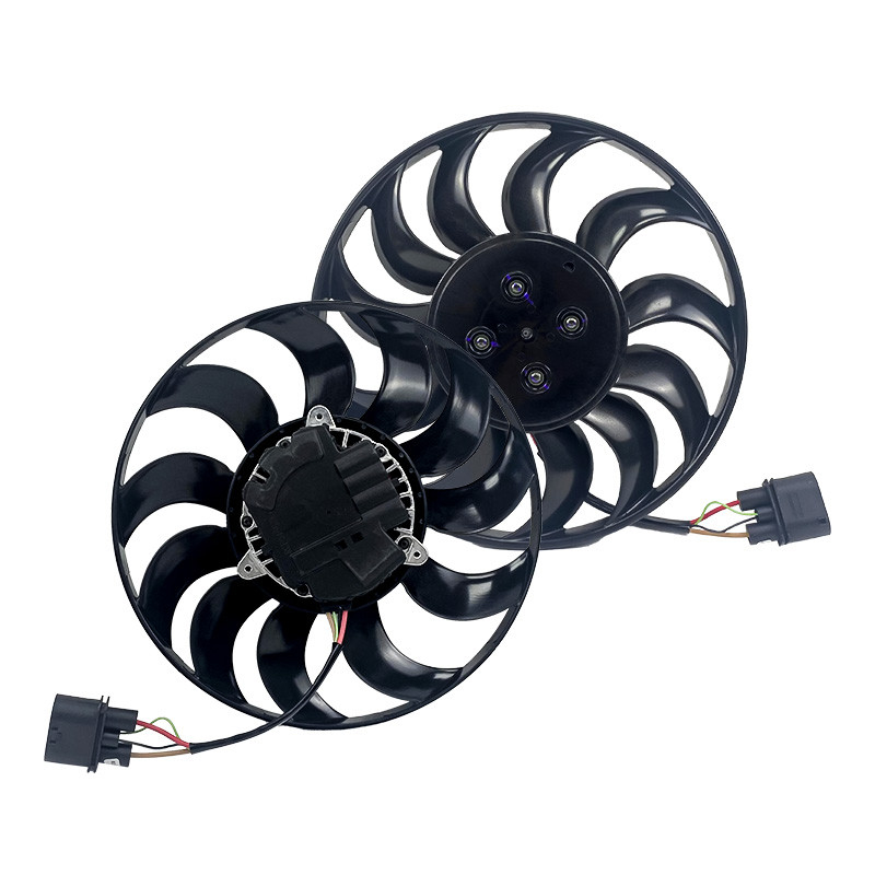 Ventilador de refrigeração de radiador de ventilador elétrico de plástico para o sistema de refrigeração do motor AUDI TT RS QUATTRO