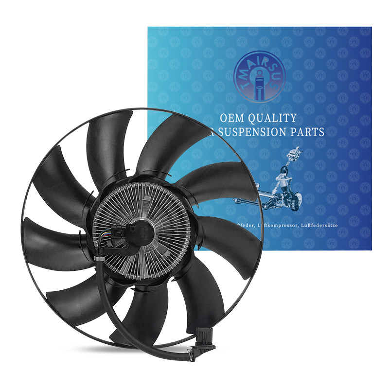 Sistema de refrigeração de motores de automóveis de plástico de 12 V eficiente Ventilador para Range Rover LR012644 LR112860