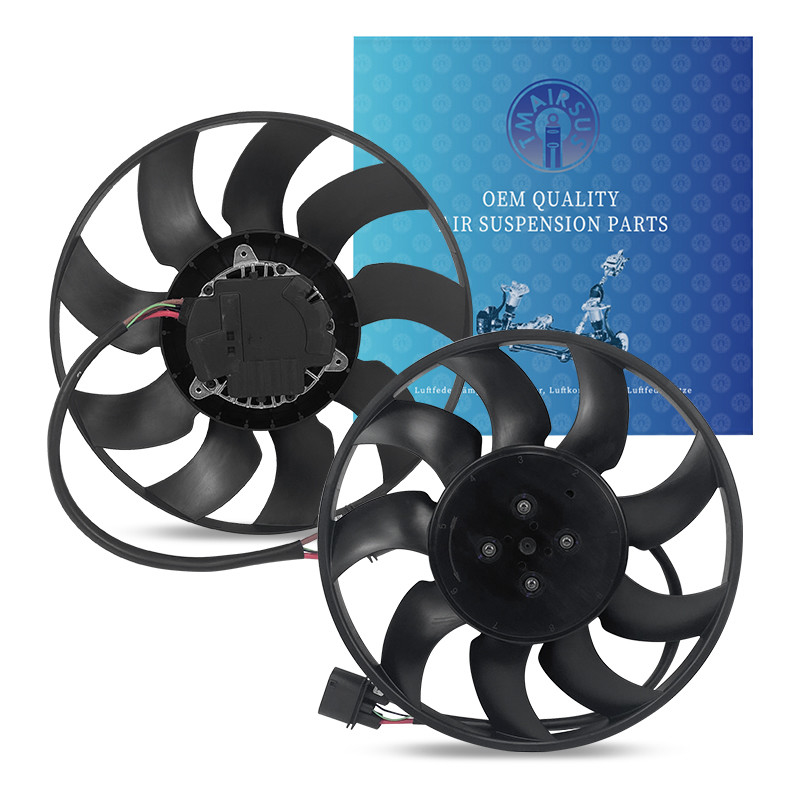 600W PORSCHE Cayenne Car cooling Fan Assembly Motor Radiating System Parts 8W0959455K PAB95945520 PAB95945530