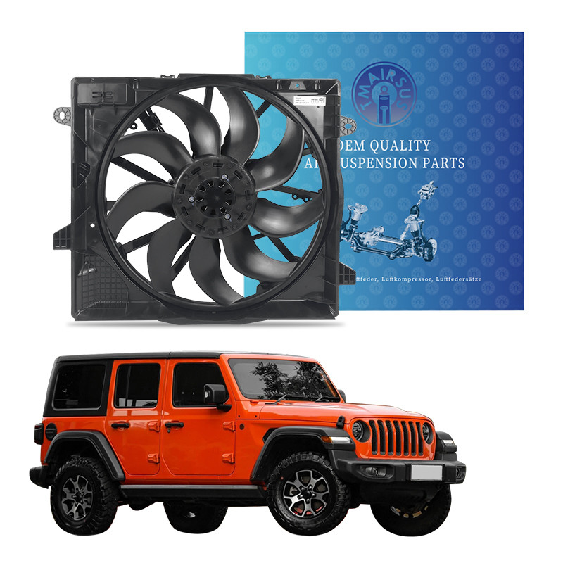 Ventilador de radiador de resfriamento do motor do carro para Jeep Wrangler JL 2018-2022 Gladiator 68272755AC 68272755AB