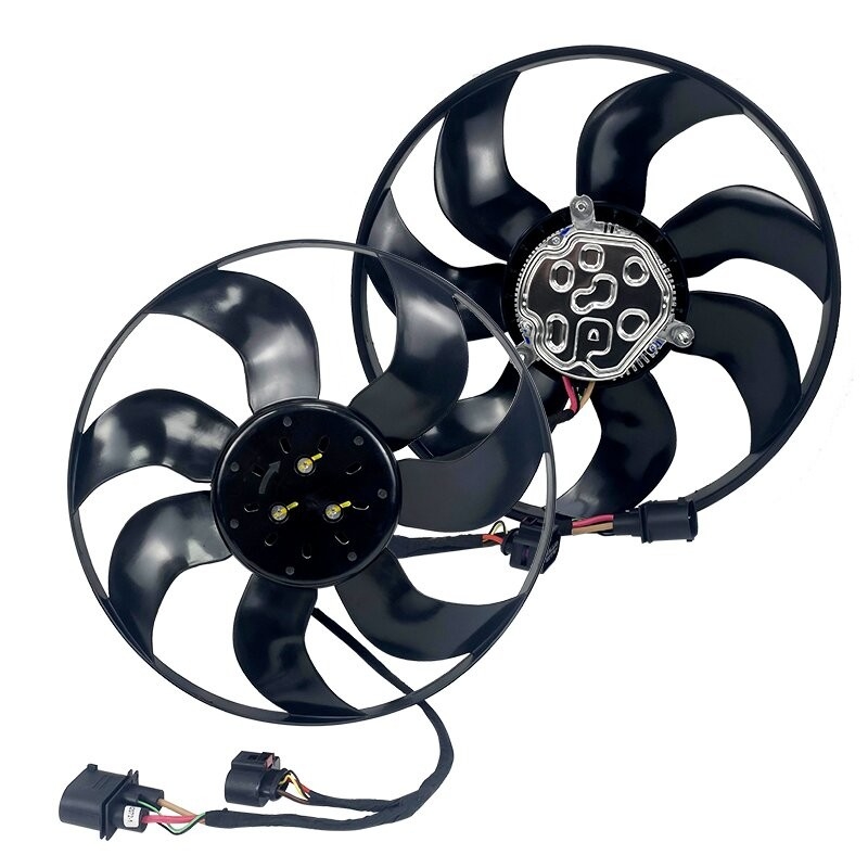 Motor de ventilador de refrigeração de radiador para sistema de refrigeração de automóveis 7N0959455J Compatível com a norma ISO TS15949