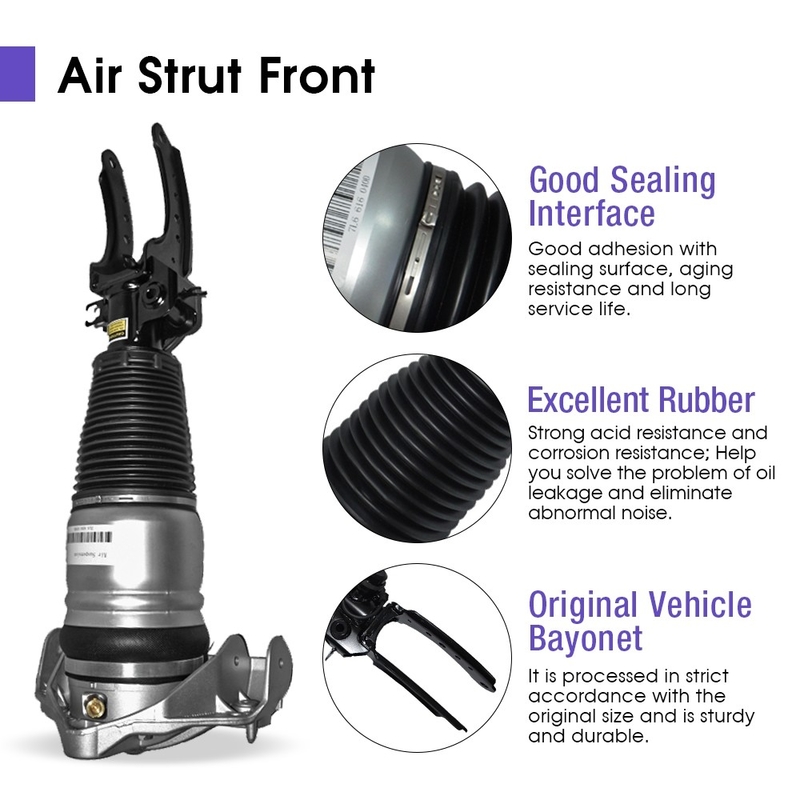 Q7 4L 2007-2015 Novos automóveis Suspensão de ar Absorvedor de choque 7L6616039D Air Strut Absorvedor de choque frontal