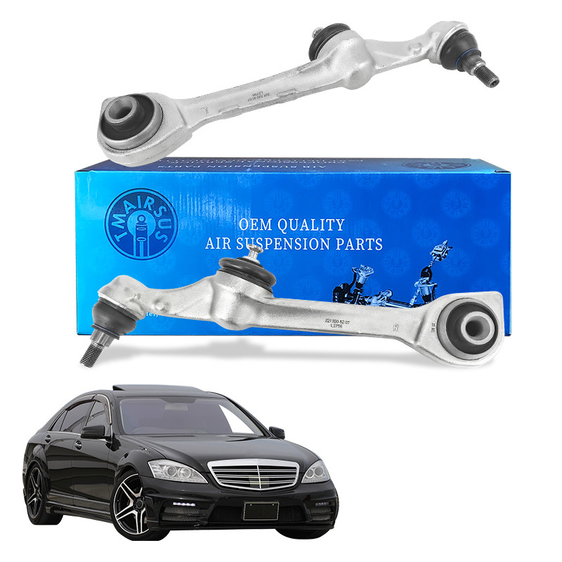 Braço de controlo de alumínio inferior para Mercedes Benz W221 Braço de controlo de suspensão e montagem conjunta de bolas 2213308107 2213308207