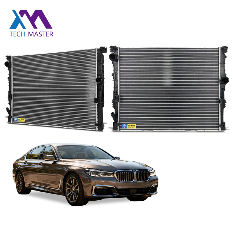 Radiador de alumínio para automóveis BMW 5 G30 F90 520 I 2017- OE 17118743664 17118650745 17118686026 Radiador de peças de automóveis de qualidade durável