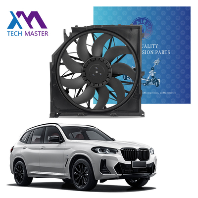 Ventilador de refrigeração de carro de plástico eficiente com opções OEM para BMW E83 Certificação ISO TS15949