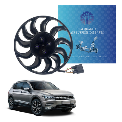 Componente de radiador original de ventilador de arrefecimento de motores de automóveis de plástico para dissipação eficiente do calor